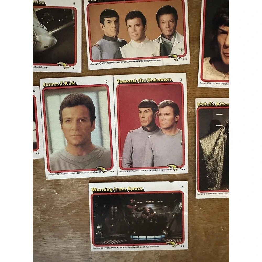 Vintage 1979 Topps Star Trek The Motion Picture‎ Trading Cards Lot